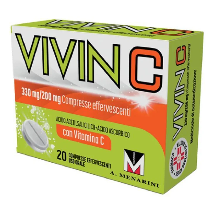 Vivin C 330 mg + 200 mg - Compresse effervescenti Vivin C 330 mg + 200 mg - Compresse effervescenti