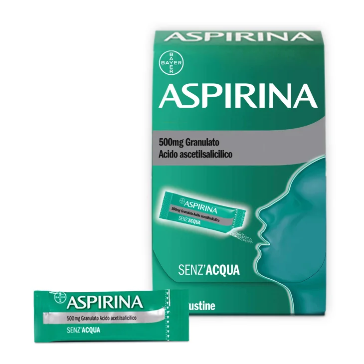 Aspirina 500 mg - 10 bustine granulato Aspirina 500 mg - 10 bustine granulato