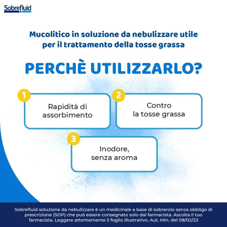 Sobrefluid Soluzione da Nebulizzare 40 mg - 10 fiale da 3 ml