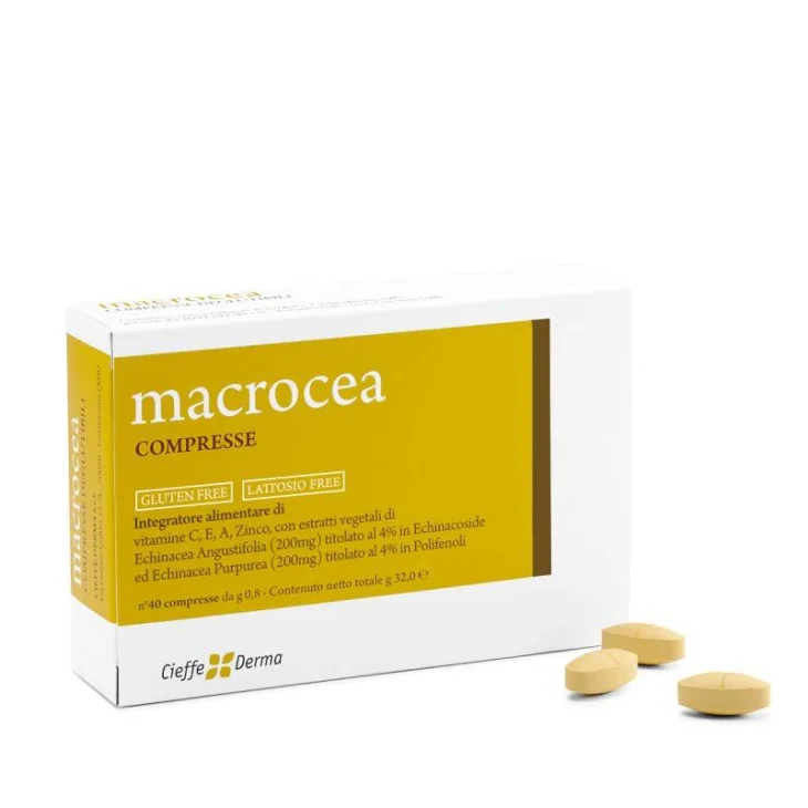 Cieffe Derma Macrocea Integratore per il sistema immunitario 20 compresse Cieffe Derma Macrocea Integratore per il sistema immunitario 20 compresse