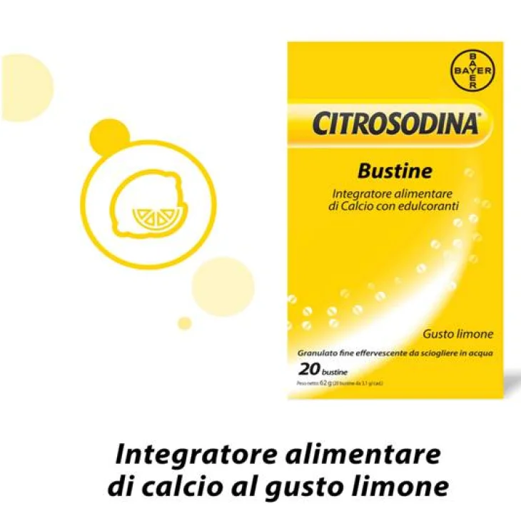 Citrosodina Integratore Antiacidit&agrave; Gastica Bustine Effervescenti