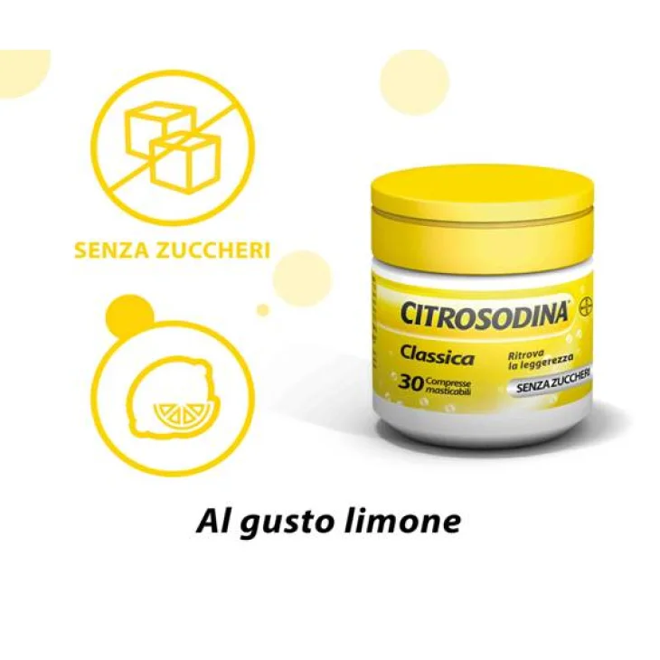 Citrosodina Masticabile Integratore Antiacidit&agrave; Gastrica