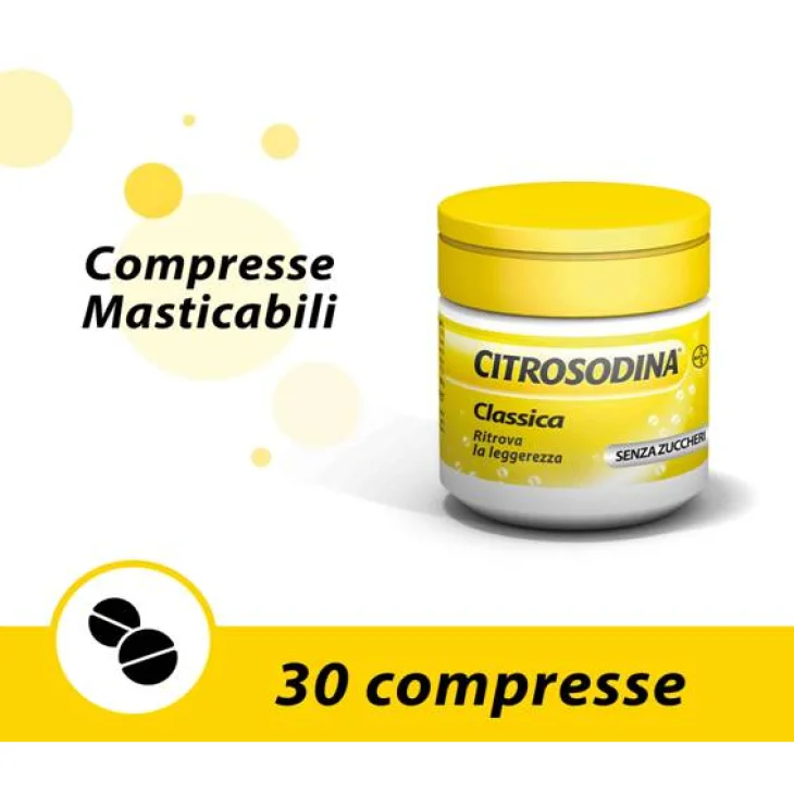 Citrosodina Masticabile Integratore Antiacidit&agrave; Gastrica