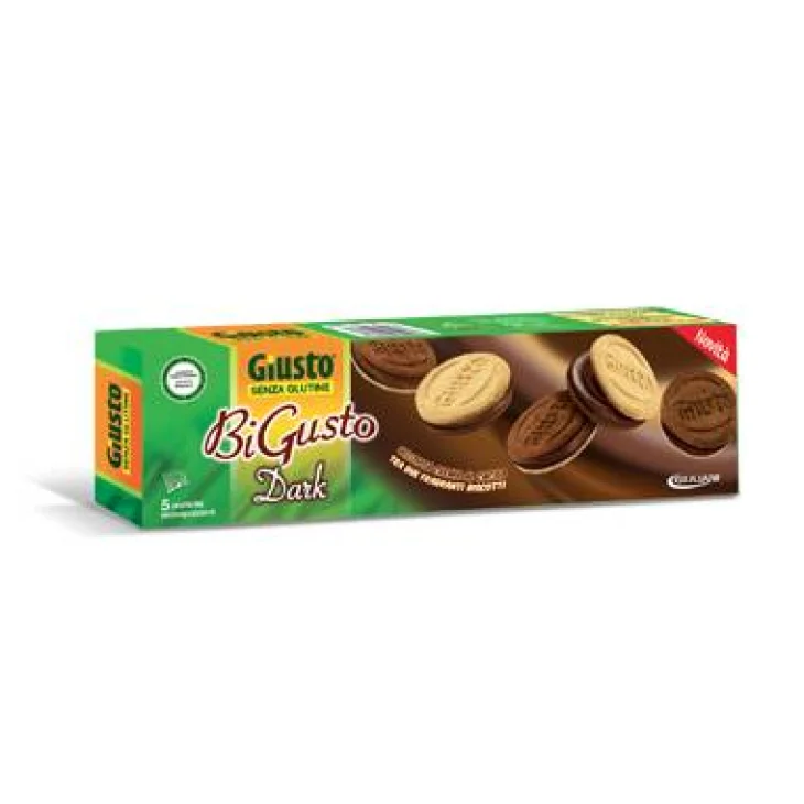 Giusto BiGusto Dark Biscotti al Cacao Senza Glutine