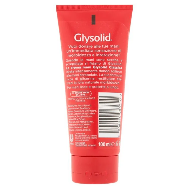 Glysolid Crema Mani Classica Idratante Tubetto 100 ml