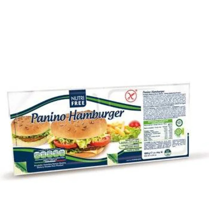 Nutri Free Panino Hamburger Senza glutine e senza lattosio 180 g Nutri Free Panino Hamburger Senza glutine e senza lattosio 180 g