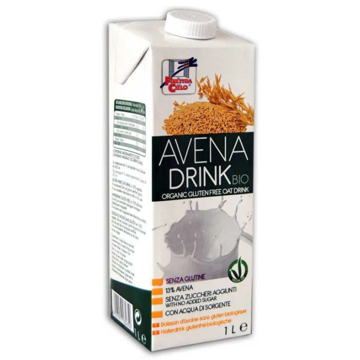 La Finestra sul Cielo Avena Drink Bio Bevanda senza glutine 200 ml La Finestra sul Cielo Avena Drink Bio Bevanda senza glutine 200 ml