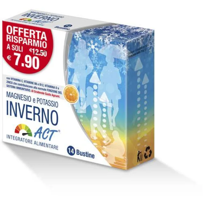 Linea Act Magnesio Potassio Inverno Act Integratore Sali Minerali