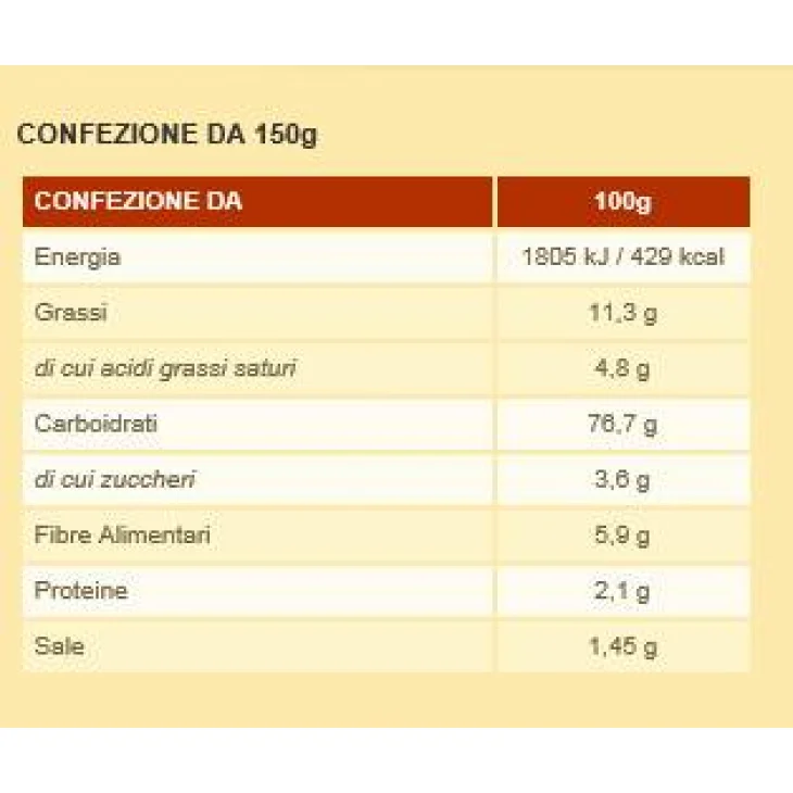 Piaceri Mediterranei Pan Croccante Senza Glutine