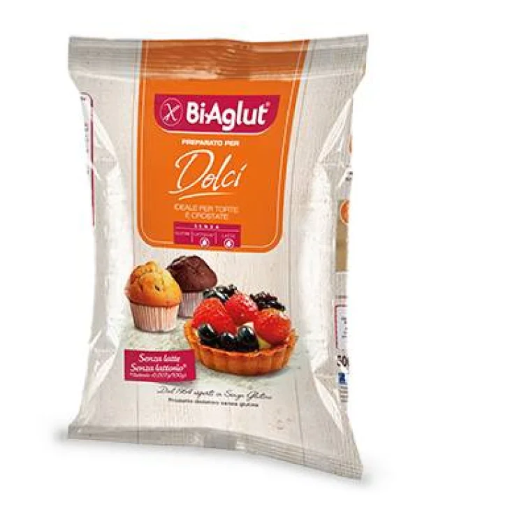 Biaglut Preparato per Dolci senza glutine e uova 500 g