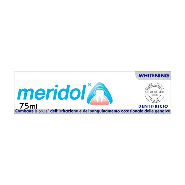 Meridol Whitening Dentifricio Sbiancante Protezione Gengive 75 ml