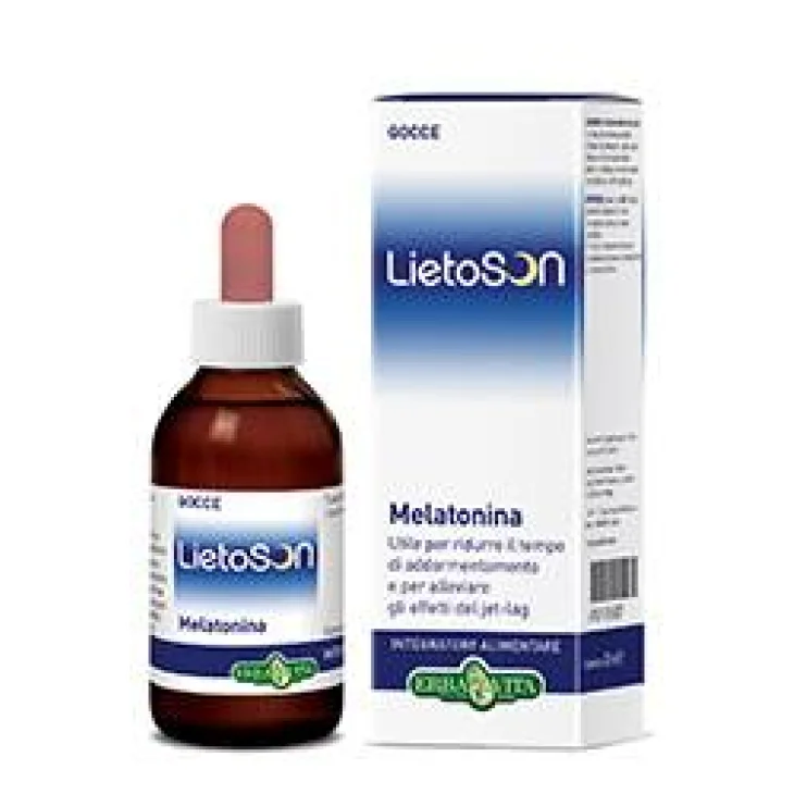 Erba Vita Lietoson Melatonina Gocce Integratore per il Sonno Erba Vita Lietoson Melatonina Gocce Integratore per il Sonno