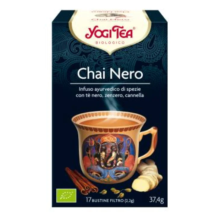 Yogi Tea Chia Nero Infuso ayurvedico biologico 17 filtri Yogi Tea Chia Nero Infuso ayurvedico biologico 17 filtri