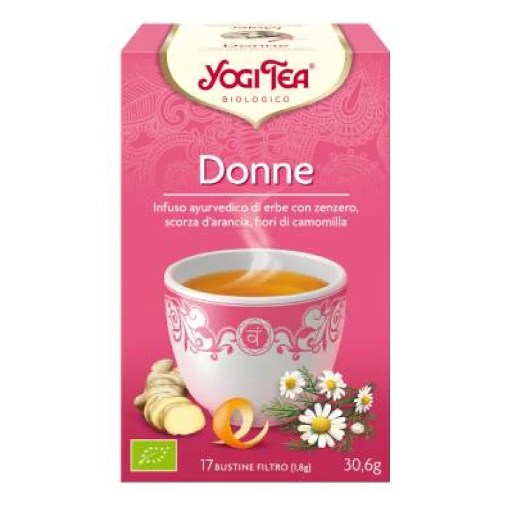 Yogi Tea Donne Infuso ayurvedico bio con Erbe e Zenzero 17 filtri Yogi Tea Donne Infuso ayurvedico bio con Erbe e Zenzero 17 filtri