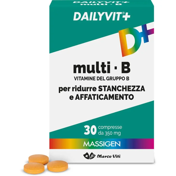 Massigen Dailyvit+ Multi B Integratore Vitaminico 30 compresse Massigen Dailyvit+ Multi B Integratore Vitaminico 30 compresse