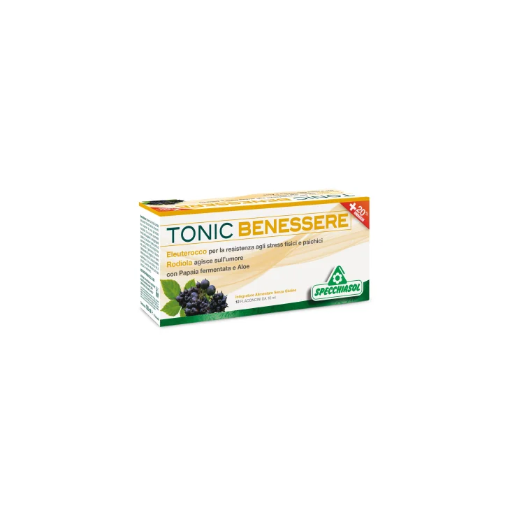 Specchiasol Tonic Benessere Integratore Tonico ed Energizzante 12 flaconcini Specchiasol Tonic Benessere Integratore Tonico ed Energizzante 12 flaconcini