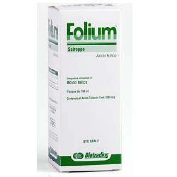 Folium Soluzione Integratore di Acido Folico per Bambini e Adulti Folium Soluzione Integratore di Acido Folico per Bambini e Adulti