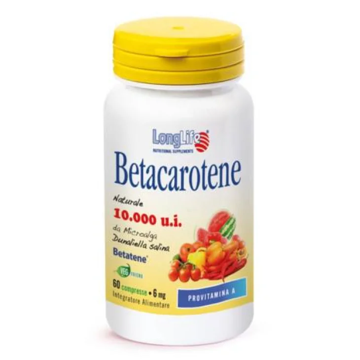Longlife Betacarotene 10.000 Integratore di Vitamina A Longlife Betacarotene 10.000 Integratore di Vitamina A