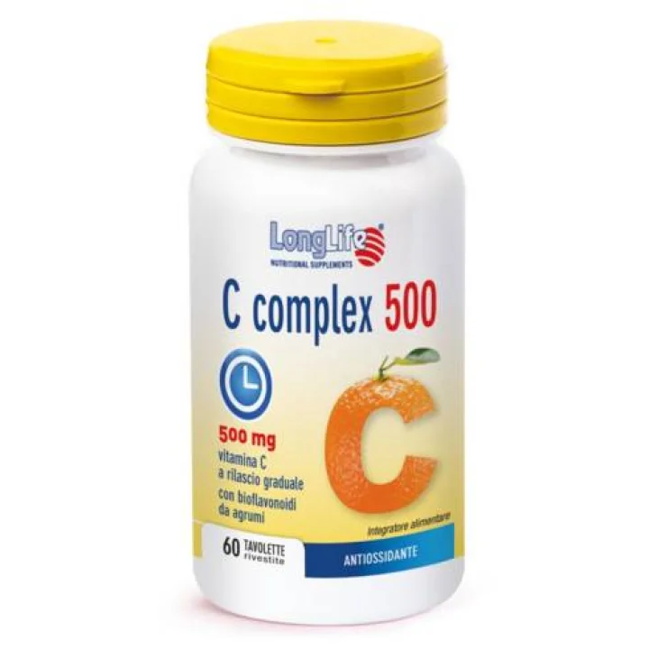 Longlife C Complex 500 Integratore di Vitamina C Longlife C Complex 500 Integratore di Vitamina C