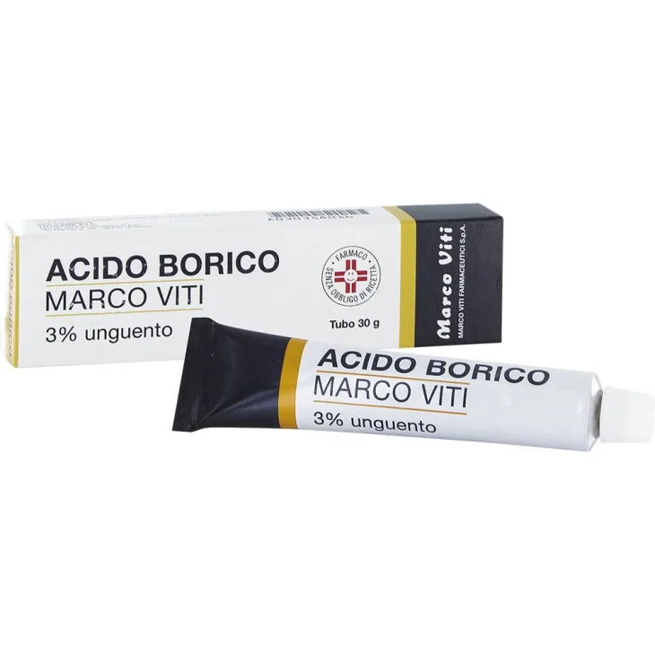 Acido Borico Marco Viti Unguento 3% Acido Borico Marco Viti Unguento 3%