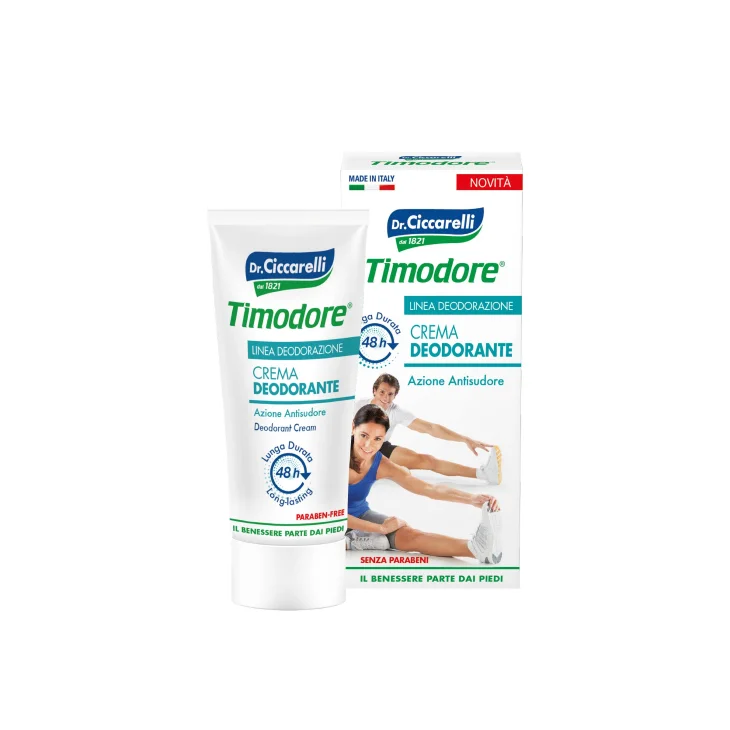 Dr Ciccarelli Timodore Crema Deodorante 48h per Piedi Dr Ciccarelli Timodore Crema Deodorante 48h per Piedi