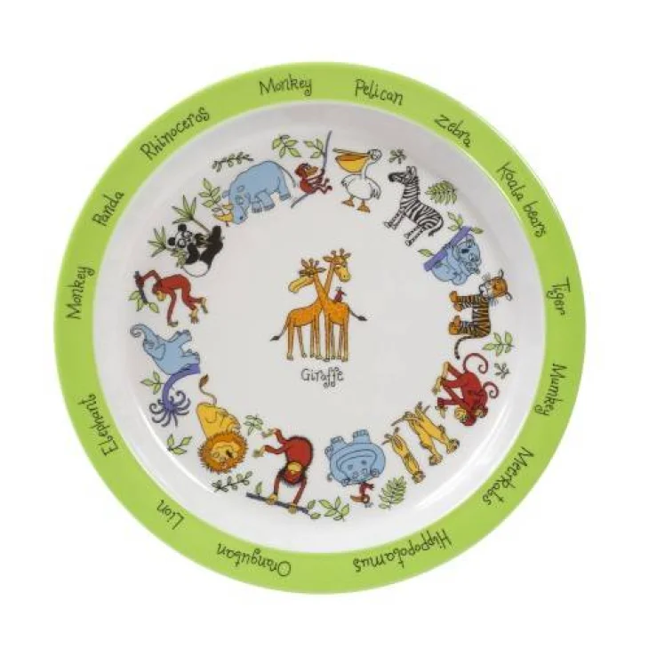 Tyrrell Katz Piatto Piano per Bambini Fantasia Giungla