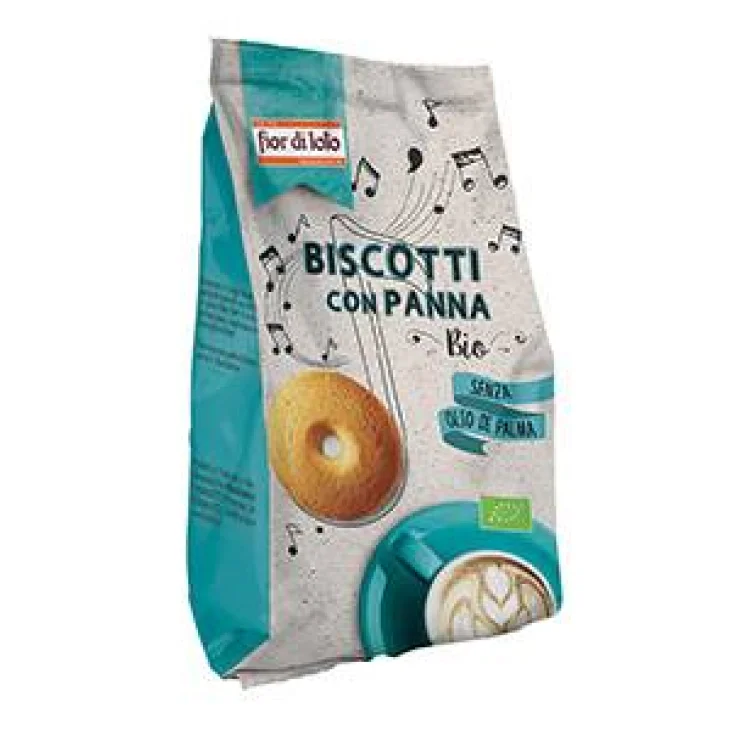 Fior di Loto Biscotti con Panna Bio e Senza Olio di Palma
