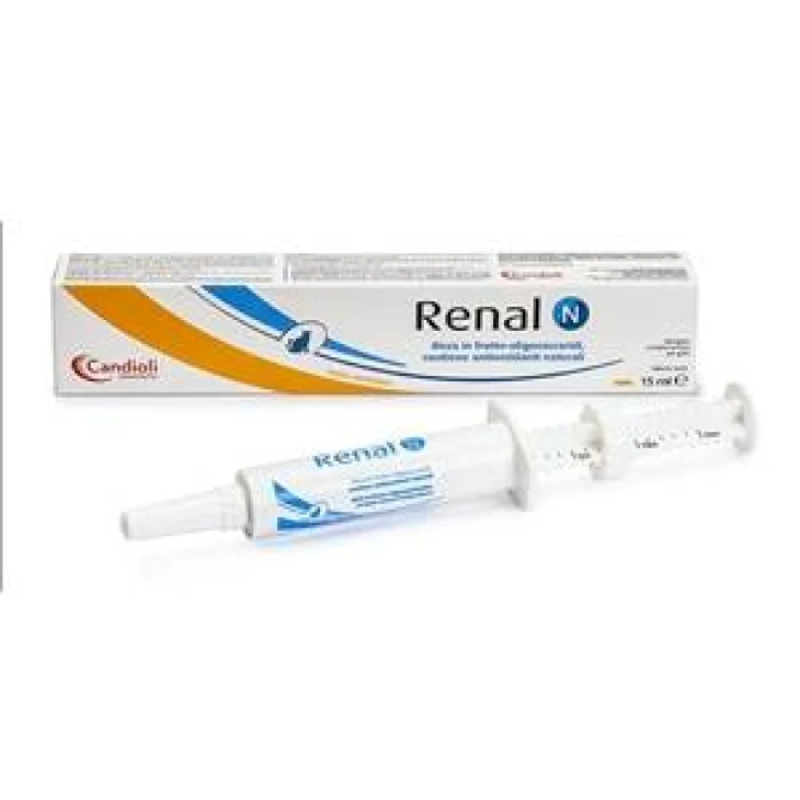 Candioli Renal N Pasta Integratore per la funzionalit&agrave; renale di Cani E Gatti 15 ml