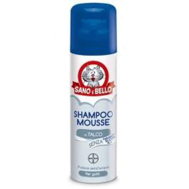 Bayer Sano e Bello Shampoo Mousse Detergente per Gatti Bayer Sano e Bello Shampoo Mousse Detergente per Gatti