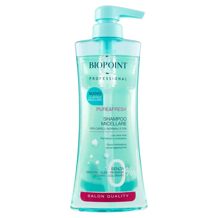 Biopoint Pure & Fresh Shampoo micellare per capelli normali e fini Biopoint Pure & Fresh Shampoo micellare per capelli normali e fini