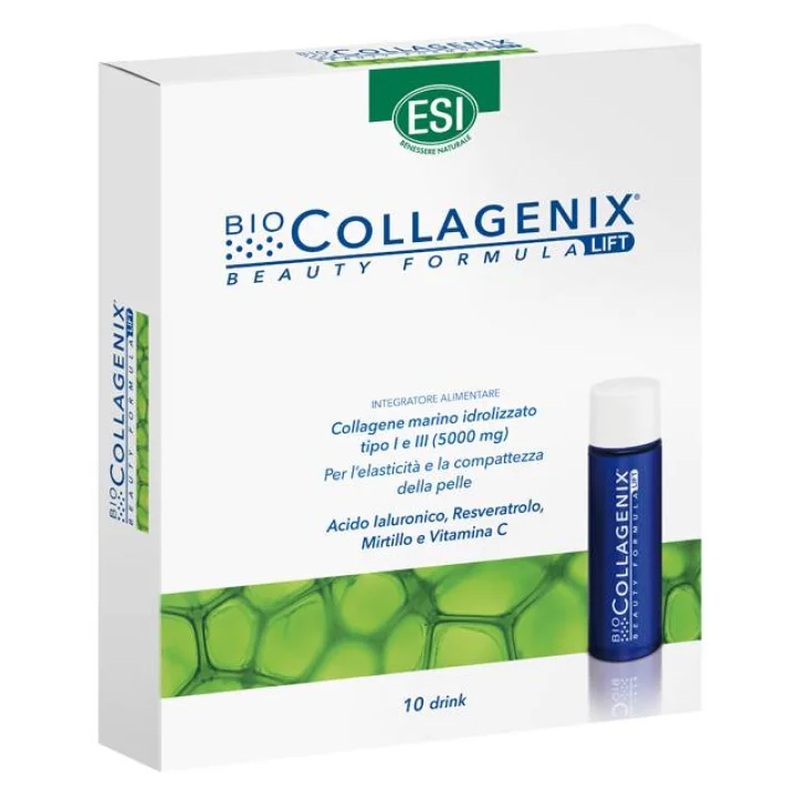 ESI Biocollagenina Integratore di Collagene Pronto da Bere 10 drink ESI Biocollagenina Integratore di Collagene Pronto da Bere 10 drink