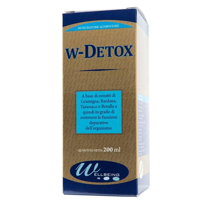 Wellbeing W Detox Integratore Drenante 200 ml Wellbeing W Detox Integratore Drenante 200 ml