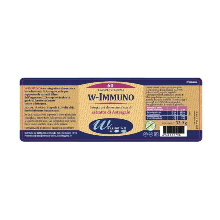 Wellbeing W Immuno Integratore per le Difese Immunitarie Wellbeing W Immuno Integratore per le Difese Immunitarie