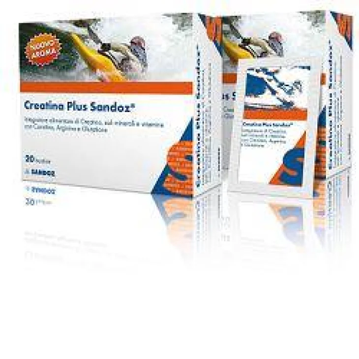 Creatina Plus Sandoz Integratore di sali minerali per sportivi 20 Bustine Creatina Plus Sandoz Integratore di sali minerali per sportivi 20 Bustine