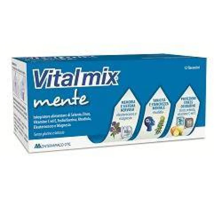 Montefarmaco Vitalmix Mente Integratore per la Memoria e la Concentrazione Montefarmaco Vitalmix Mente Integratore per la Memoria e la Concentrazione