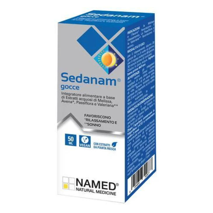 Named SedaNam Gocce Integratore per il Sonno Named SedaNam Gocce Integratore per il Sonno