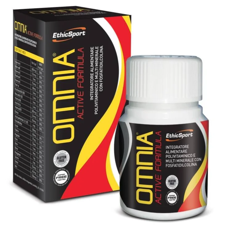 EthicSport Omnia Active Formula Integratore di Vitamine e Minerali per Sportivi 45 compresse EthicSport Omnia Active Formula Integratore di Vitamine e Minerali per Sportivi 45 compresse