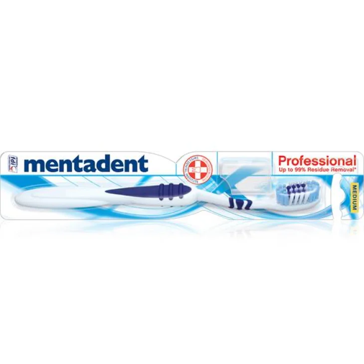 Mentadent Professional Spazzolino con setole incrociate 1 Pezzo Mentadent Professional Spazzolino con setole incrociate 1 Pezzo
