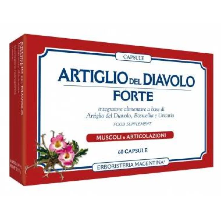 Erboristeria Magentina Artiglio del Diavolo Capsule Integratore Dolori Articolari 60 compresse
