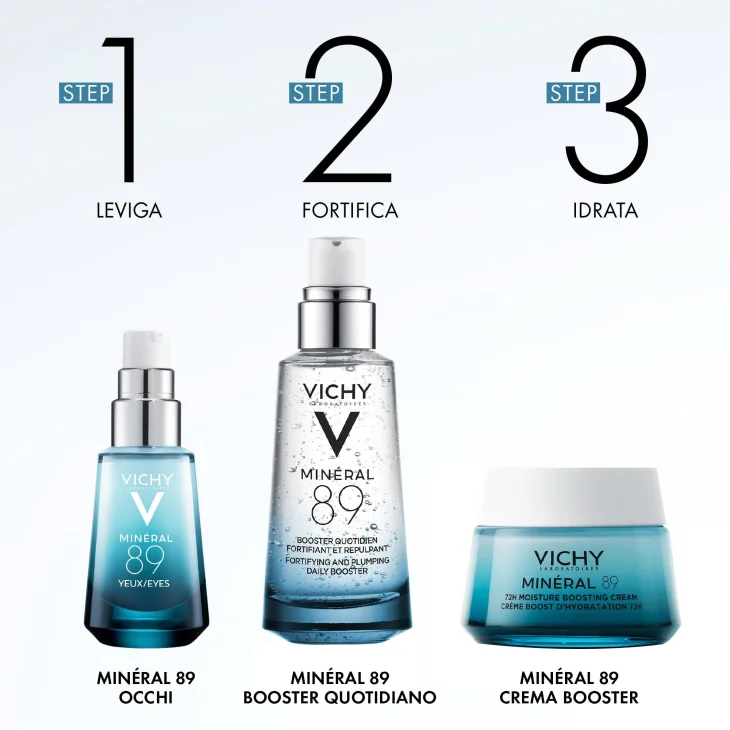 Vichy Mineral 89 Booster Quotidiano Fortificante e Rimpolpante 50 ml