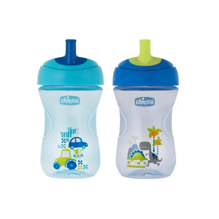 Chicco Advanced Cup Tazza Azzurra con Cannuccia 1 pezzo
