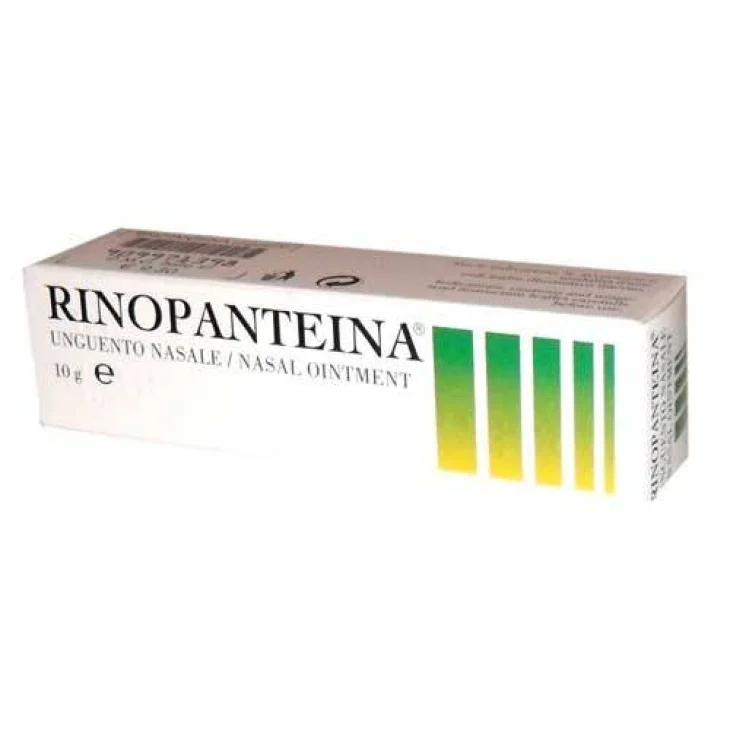 Rinopanteina Unguento nasale per la lubrificazione della mucosa 10 g Rinopanteina Unguento nasale per la lubrificazione della mucosa 10 g