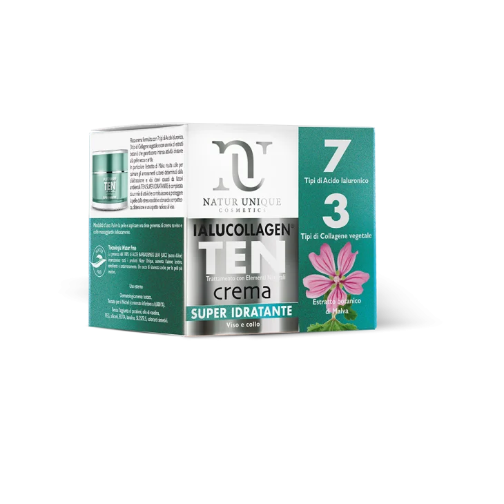 Natur Unique Ialucollagen Ten Super Idratante Crema Viso Collo Natur Unique Ialucollagen Ten Super Idratante Crema Viso Collo