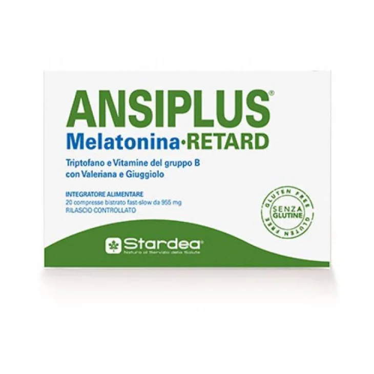 Stardea Ansiplus Melatonina Retard Integratore per Dormire Meglio Stardea Ansiplus Melatonina Retard Integratore per Dormire Meglio