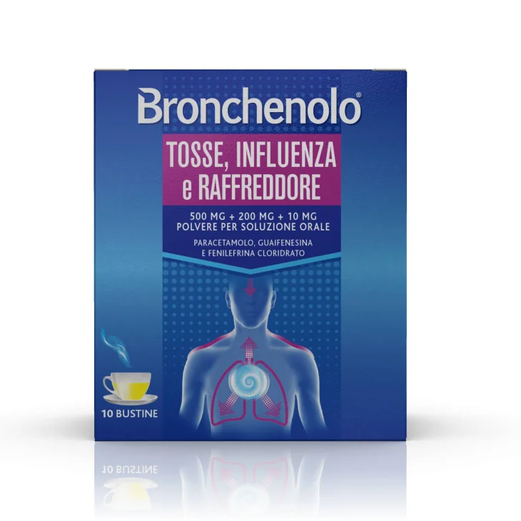 Bronchenolo Tripla Azione Tosse Influenza e Raffreddore