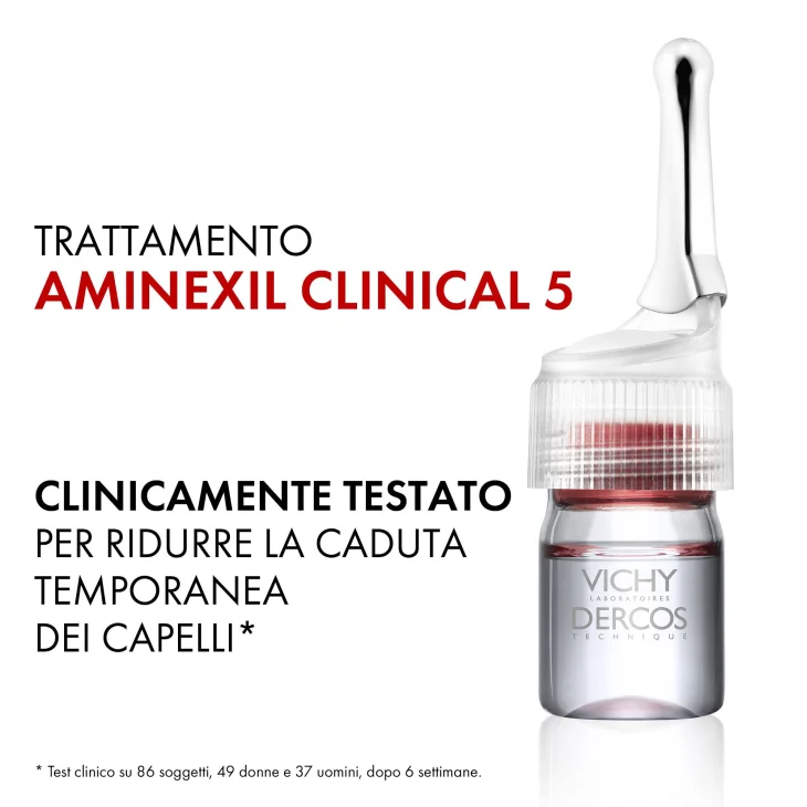 Vichy Dercos Aminexil Clinical 5 Donna Trattamento Anticaduta 21 fiale