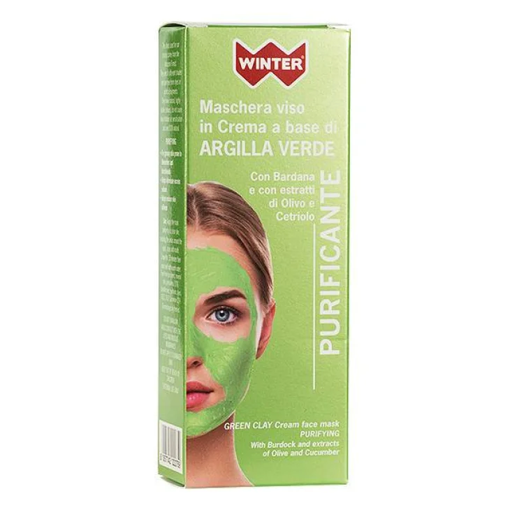Winter Maschera Viso Purificante a base di Argilla Verde