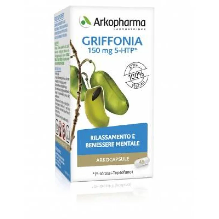 Arkopharma Arkocapsule Griffonia Integratore per il Buon Riposo Arkopharma Arkocapsule Griffonia Integratore per il Buon Riposo