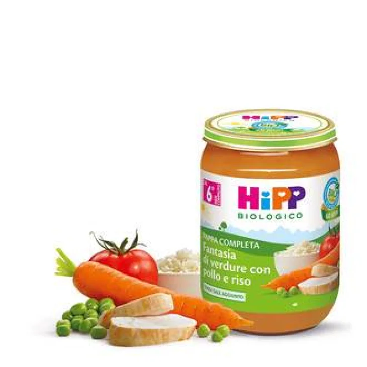 Hipp Pappa Pronta Fantasia di Verdure con Pollo e Riso Hipp Pappa Pronta Fantasia di Verdure con Pollo e Riso
