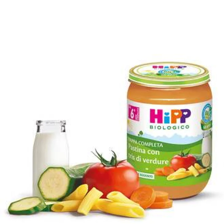 Hipp Pappa Pronta Pastina con Tris di Verdure Hipp Pappa Pronta Pastina con Tris di Verdure